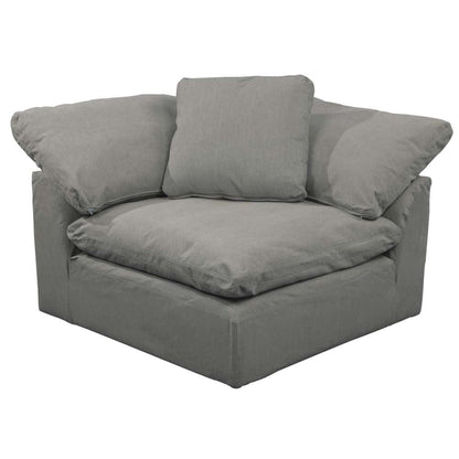 Sunset Trading - Contemporary Puff Collection 5PC U-Shaped Sectional Sofa Gray - SU-1458-94-2C-3A veiw 4