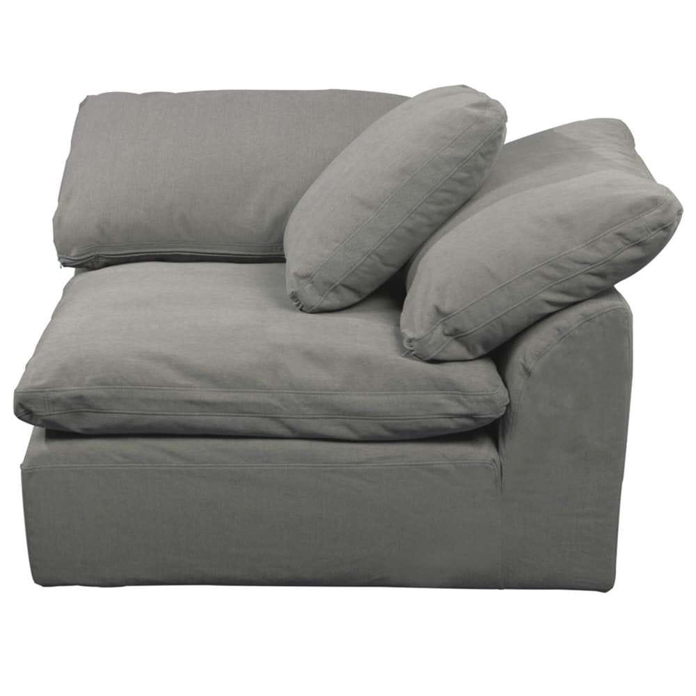 Sunset Trading - Contemporary Puff Collection 5PC U-Shaped Sectional Sofa Gray - SU-1458-94-2C-3A veiw 5