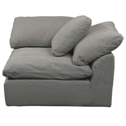 Sunset Trading - Contemporary Puff Collection 5PC U-Shaped Sectional Sofa Gray - SU-1458-94-2C-3A veiw 5