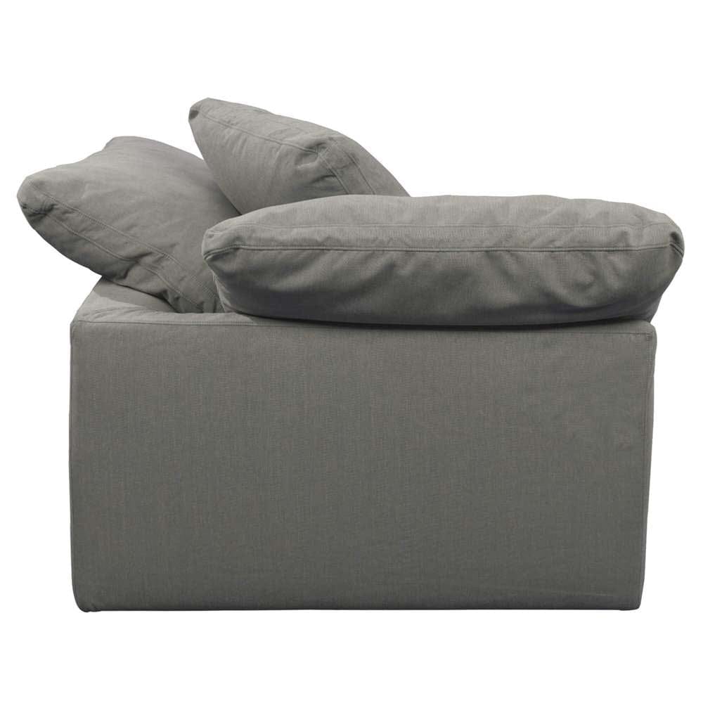 Sunset Trading - Contemporary Puff Collection 5PC U-Shaped Sectional Sofa Gray - SU-1458-94-2C-3A veiw 6