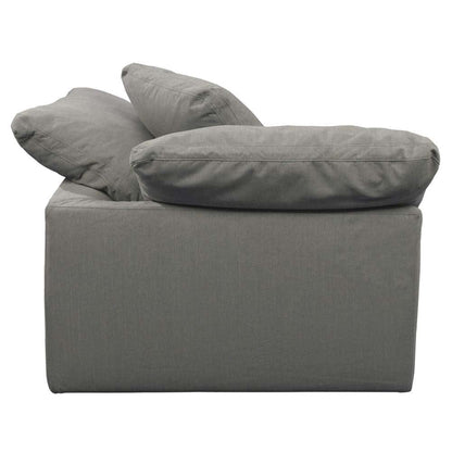 Sunset Trading - Contemporary Puff Collection 5PC U-Shaped Sectional Sofa Gray - SU-1458-94-2C-3A veiw 6