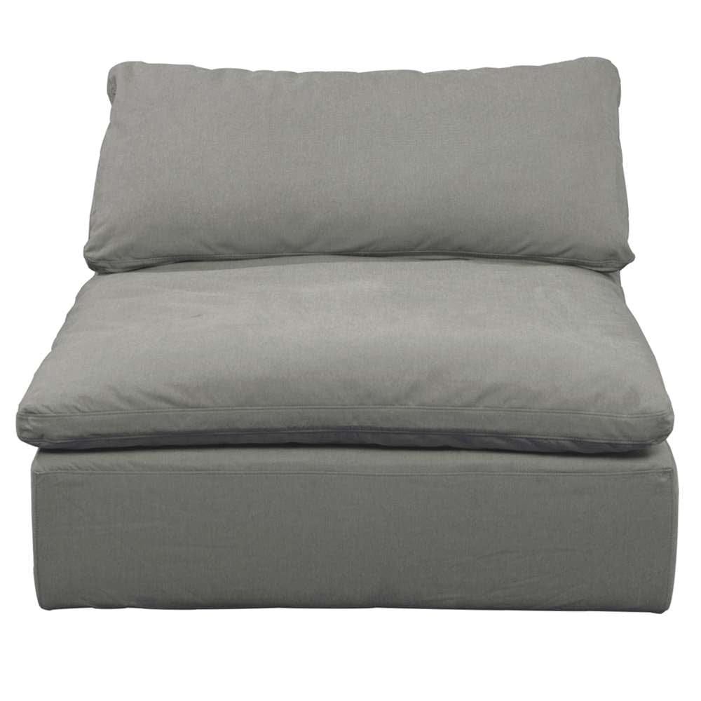 Sunset Trading - Contemporary Puff Collection 5PC U-Shaped Sectional Sofa Gray - SU-1458-94-2C-3A veiw 8