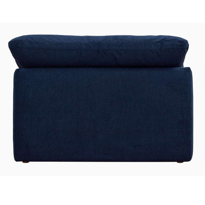 Sunset Trading - Contemporary Puff Collection 5PC U-Shaped Sectional Sofa Navy Blue - SU-1458-49-2C-3A veiw 13