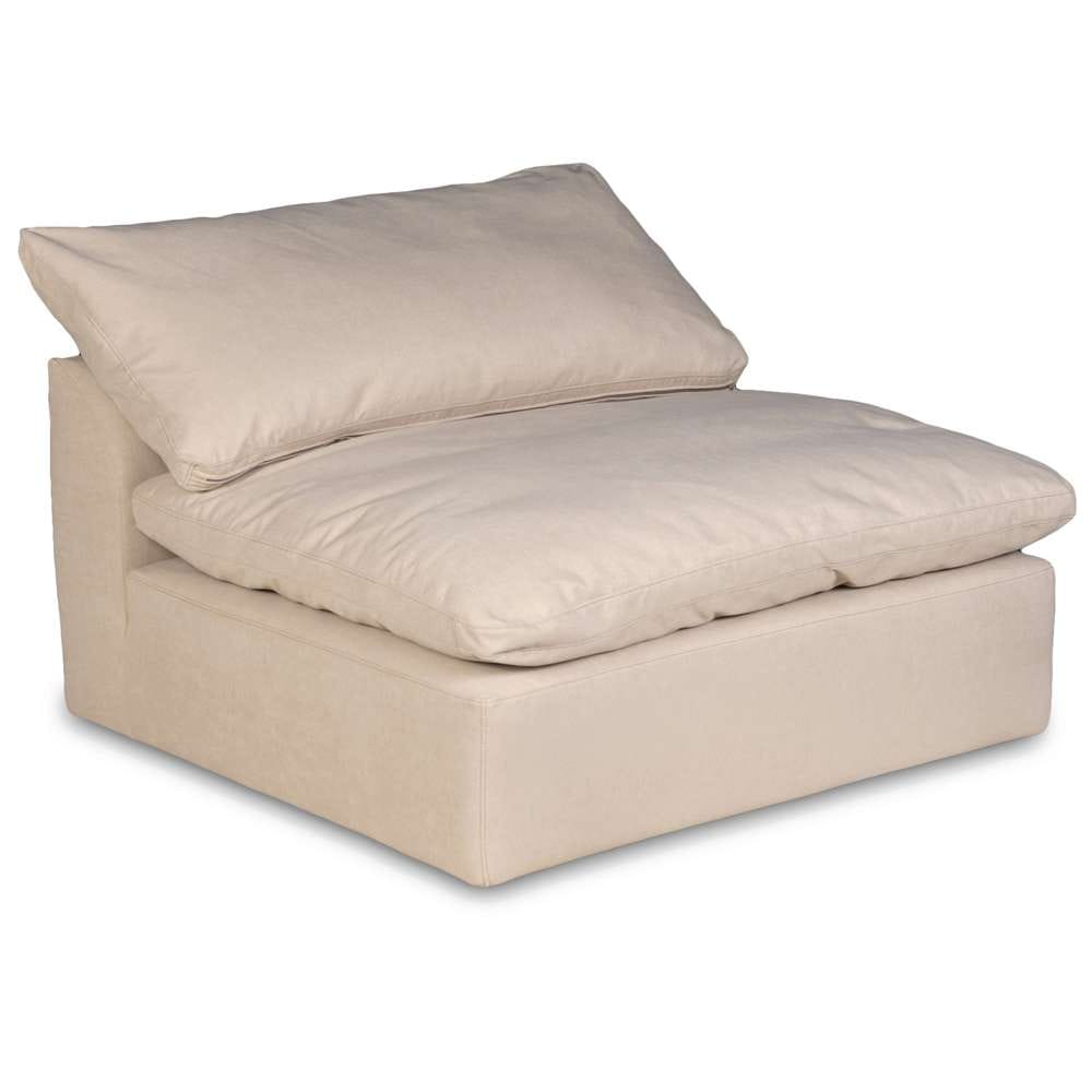 Sunset Trading - Contemporary Puff Collection 5PC U-Shaped Sectional Sofa Tan/Beige - SU-1458-84-2C-3A veiw 5