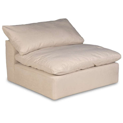 Sunset Trading - Contemporary Puff Collection 5PC U-Shaped Sectional Sofa Tan/Beige - SU-1458-84-2C-3A veiw 5