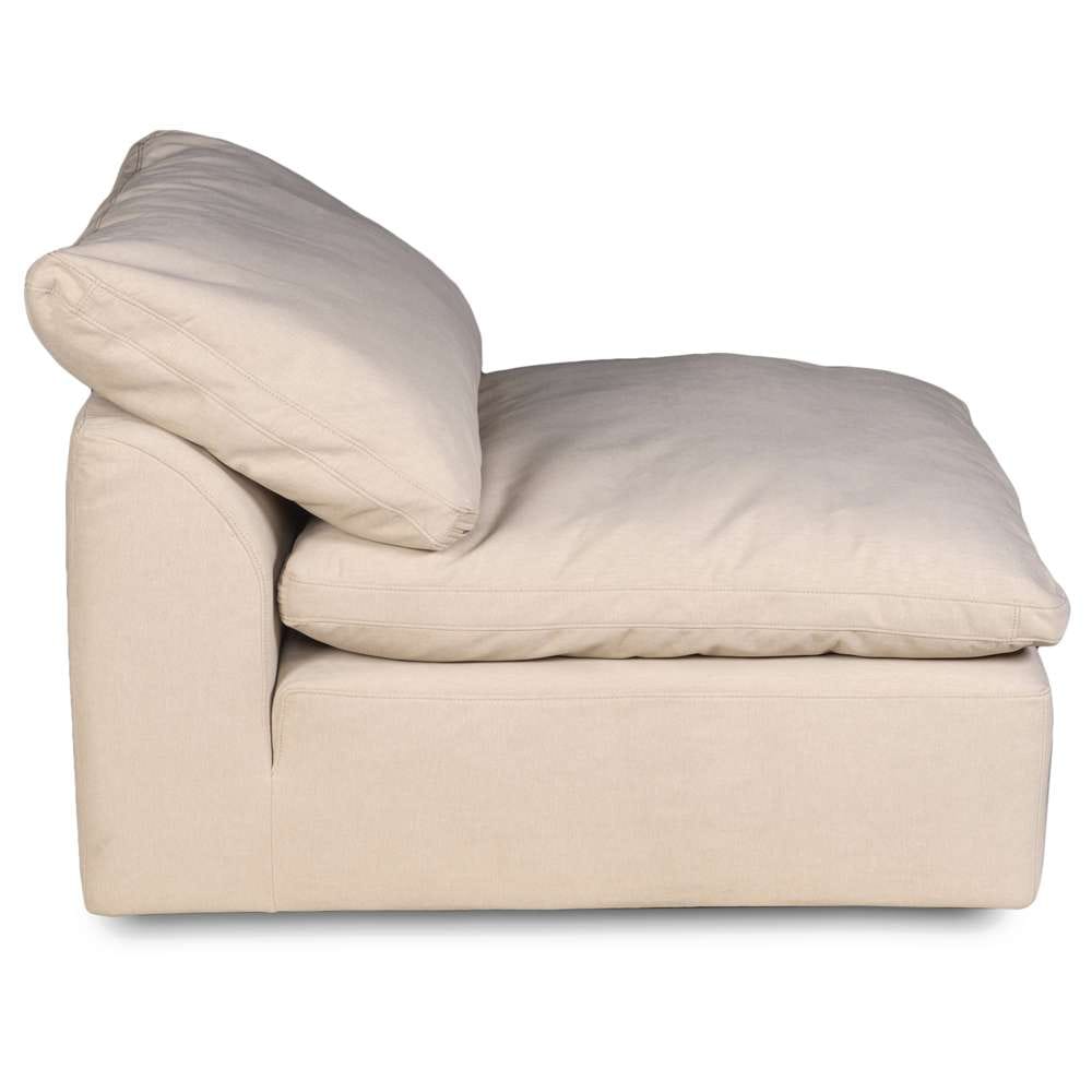 Sunset Trading - Contemporary Puff Collection 5PC U-Shaped Sectional Sofa Tan/Beige - SU-1458-84-2C-3A veiw 7