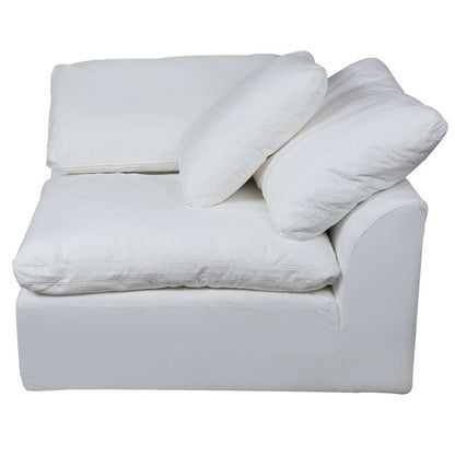 Sunset Trading - Contemporary Puff Collection 5PC U-Shaped Sectional Sofa White - SU-1458-81-2C-3A veiw 6