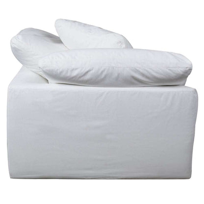 Sunset Trading - Contemporary Puff Collection 5PC U-Shaped Sectional Sofa White - SU-1458-81-2C-3A veiw 7
