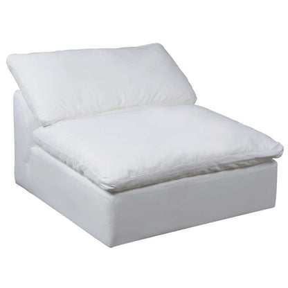 Sunset Trading - Contemporary Puff Collection 5PC U-Shaped Sectional Sofa White - SU-1458-81-2C-3A veiw 8