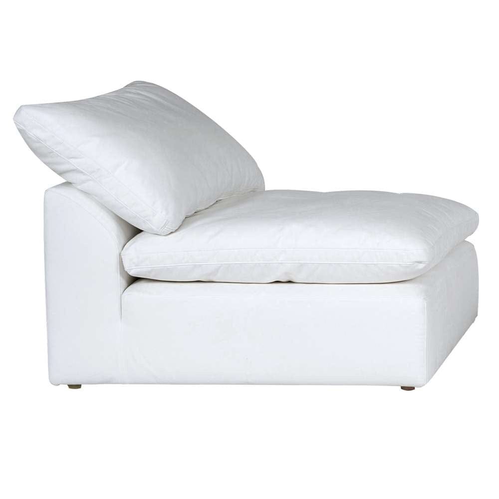 Sunset Trading - Contemporary Puff Collection 5PC U-Shaped Sectional Sofa White - SU-1458-81-2C-3A veiw 10
