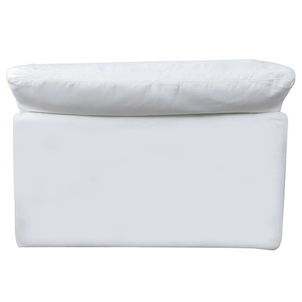 Sunset Trading - Contemporary Puff Collection 5PC U-Shaped Sectional Sofa White - SU-1458-81-2C-3A veiw 11