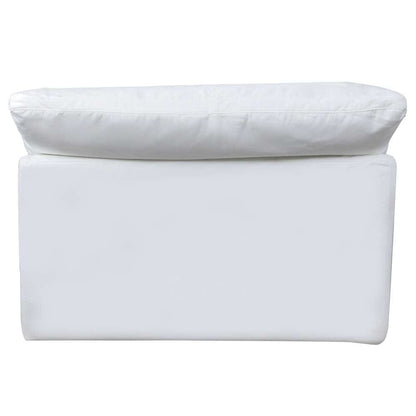 Sunset Trading - Contemporary Puff Collection 5PC U-Shaped Sectional Sofa White - SU-1458-81-2C-3A veiw 11