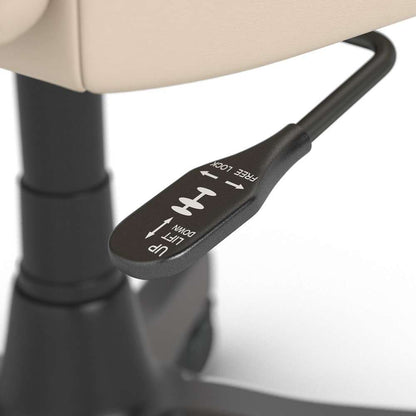 Bush Furniture - Key West 48W Writing Desk with Mid Back Tufted Office Chair in Linen White Oak - KWS021LW veiw 3