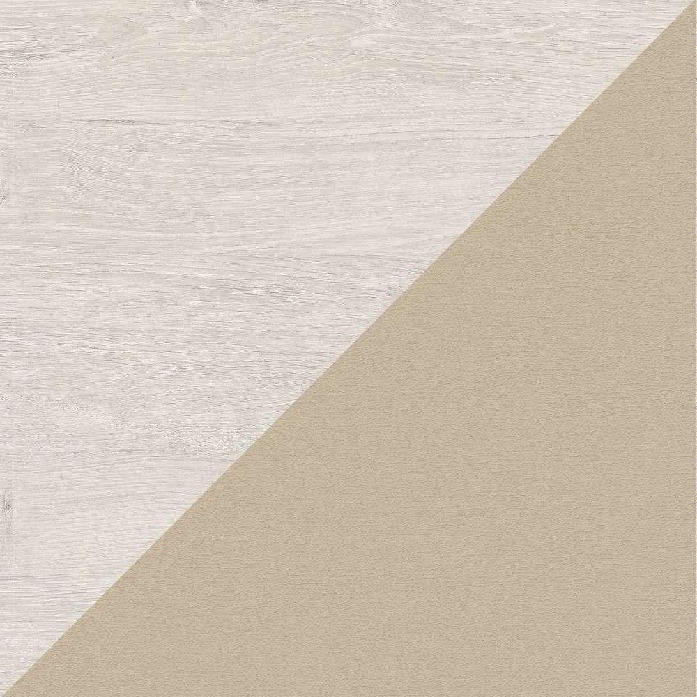 Bush Furniture - Key West 48W Writing Desk with Mid Back Tufted Office Chair in Linen White Oak - KWS021LW veiw 5