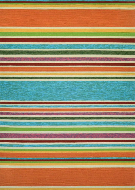 Couristan - Covington Sherbet Stripe/Multi Rug - 26 x 86 - 22963067026086U veiw 1
