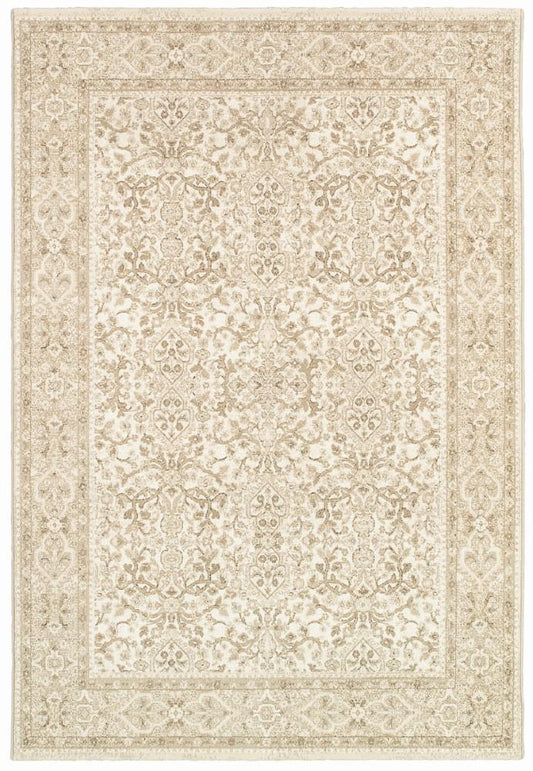 Couristan - Marina St.Tropez/Champagne-Pearl Rug - 92 x 129 - 89600100092129T veiw 1