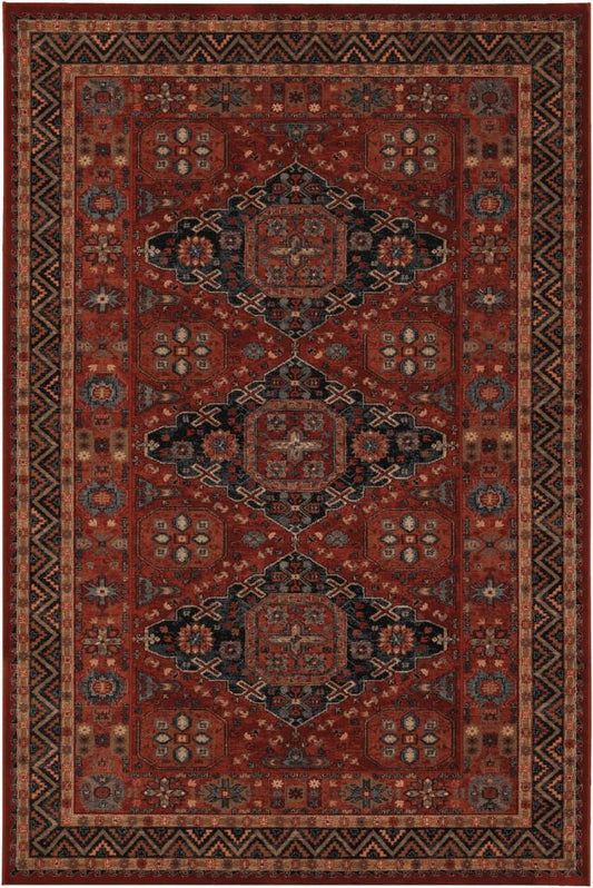 Couristan - Old World Classics Kashkai/Burgundy Rug - 46 x 66 - 43080300046066T veiw 1