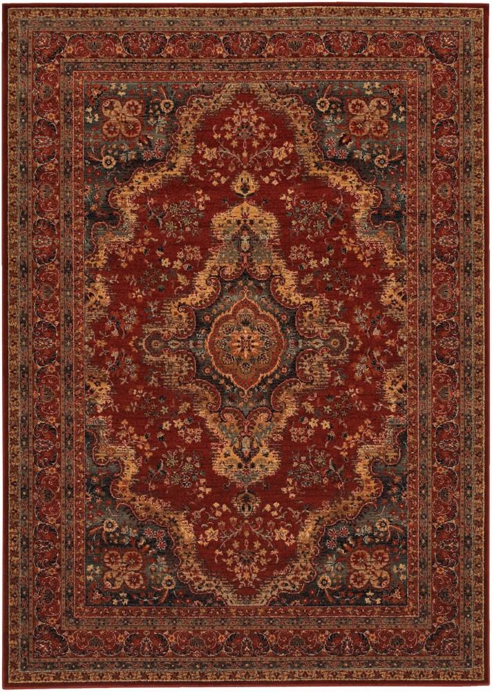 Couristan - Old World Classics Kerman Medallion/Burgundy Rug - 910 x 139 - 10673097099139T veiw 1