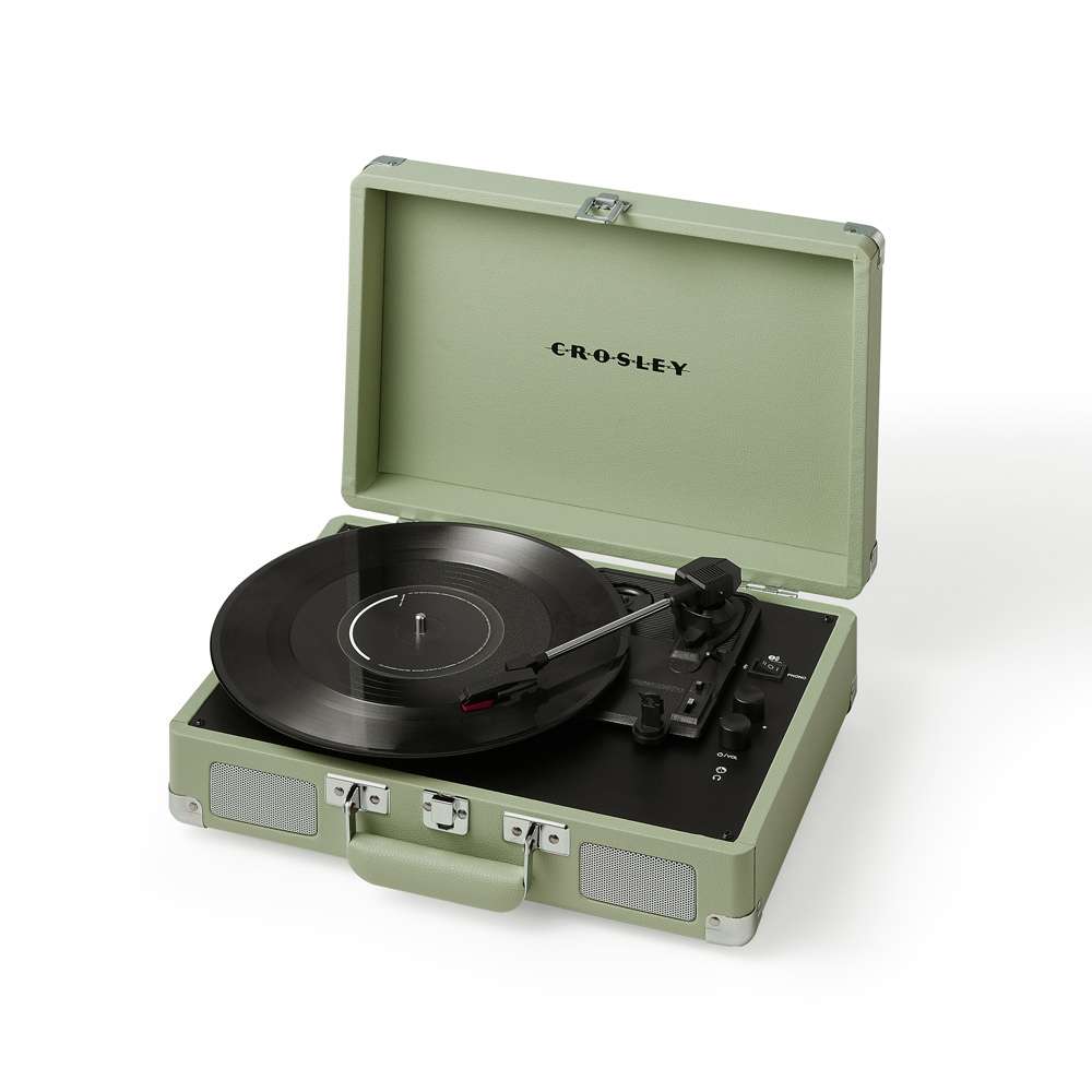 Crosley Radio - Cruiser Plus Record Player In Mint - CR8005F-MT veiw 1