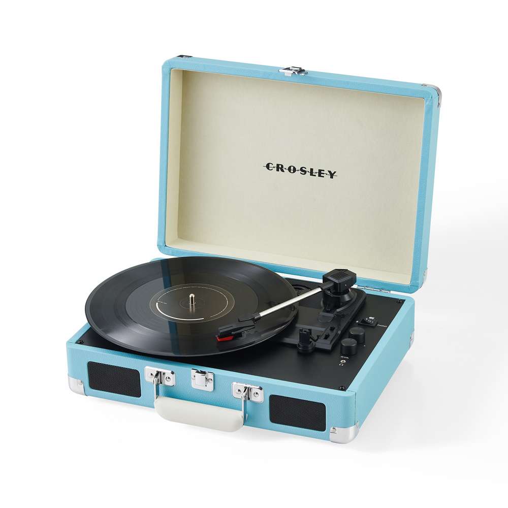 Crosley Radio - Cruiser Plus Record Player In Turquoise - CR8005F-TU veiw 1