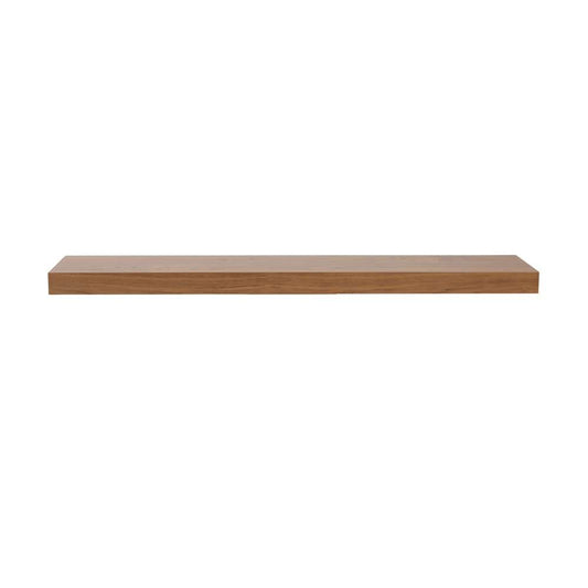 Euro Style - Barney 43in Floating Shelf/Shelving in American Walnut - 09748WAL veiw 1