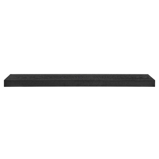 Euro Style - Barney 43in Floating Shelf/Shelving in Matte Black - 09748MTBLK veiw 1