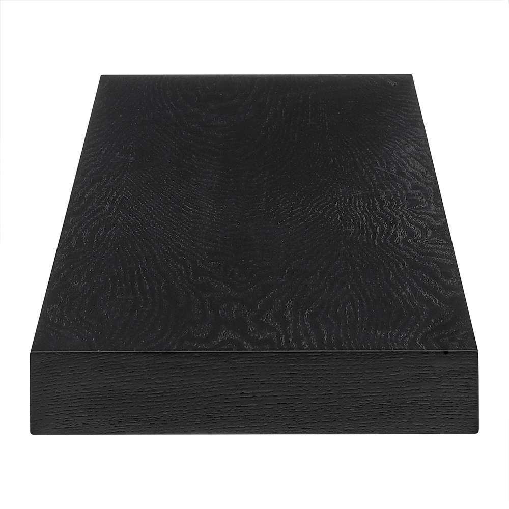 Euro Style - Barney 43in Floating Shelf/Shelving in Matte Black - 09748MTBLK veiw 3