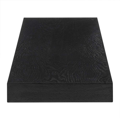 Euro Style - Barney 43in Floating Shelf/Shelving in Matte Black - 09748MTBLK veiw 3