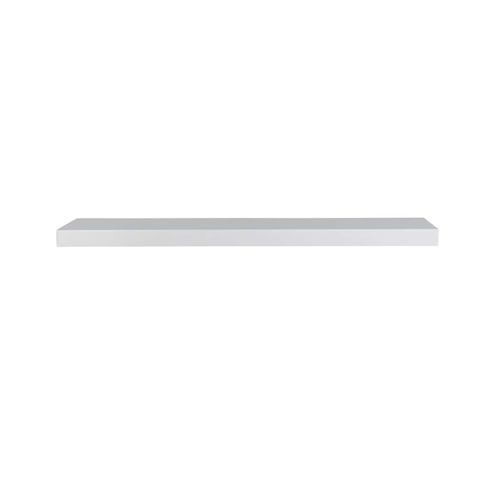 Euro Style - Barney 43in Floating Shelf/Shelving in White - 09748WHT veiw 3