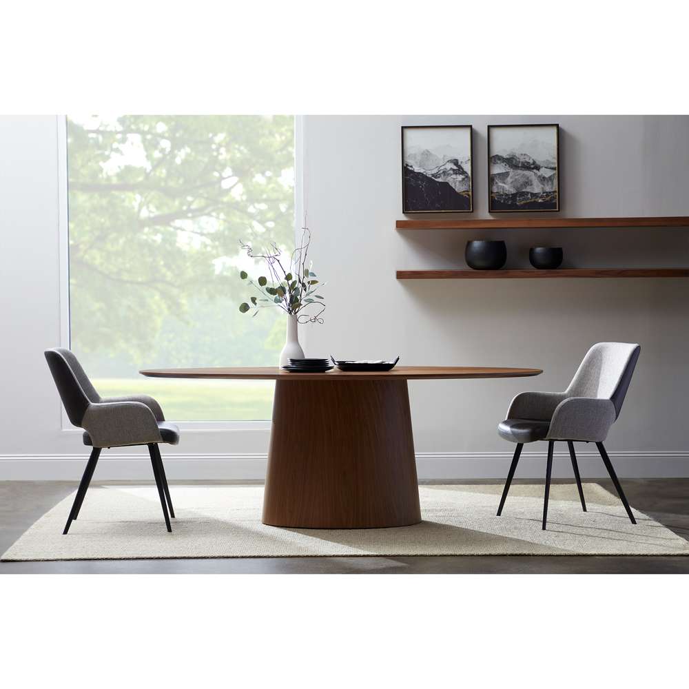 Euro Style - Barney 75in Floating Shelf/Shelving in American Walnut - 09747WAL veiw 4
