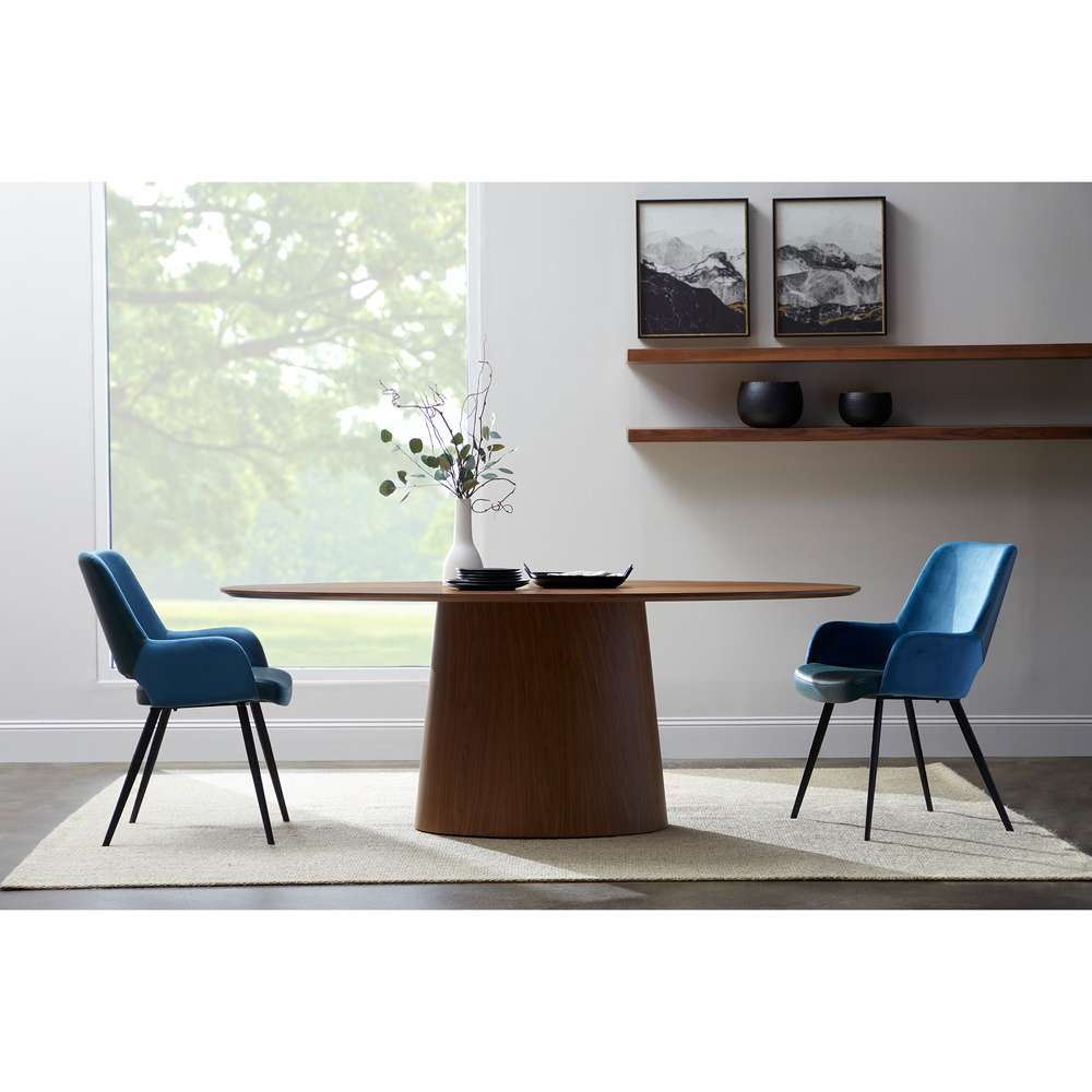 Euro Style - Barney 75in Floating Shelf/Shelving in American Walnut - 09747WAL veiw 5