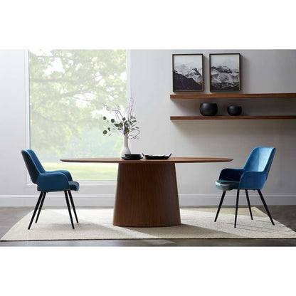Euro Style - Barney 75in Floating Shelf/Shelving in American Walnut - 09747WAL veiw 5