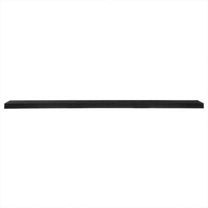 Euro Style - Barney 75in Floating Shelf/Shelving in Matte Black - 09747MTBLK veiw 1