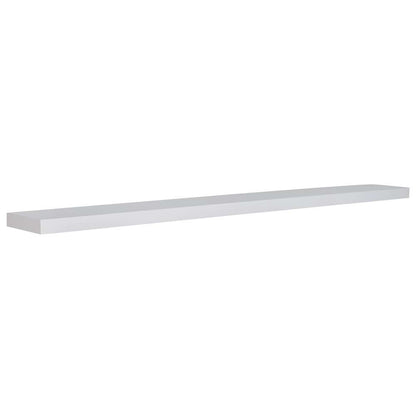 Euro Style - Barney 75in Floating Shelf/Shelving in White - 09747WHT veiw 2