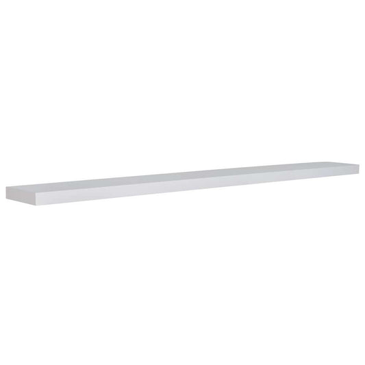 Euro Style - Barney 75in Floating Shelf/Shelving in White - 09747WHT veiw 2