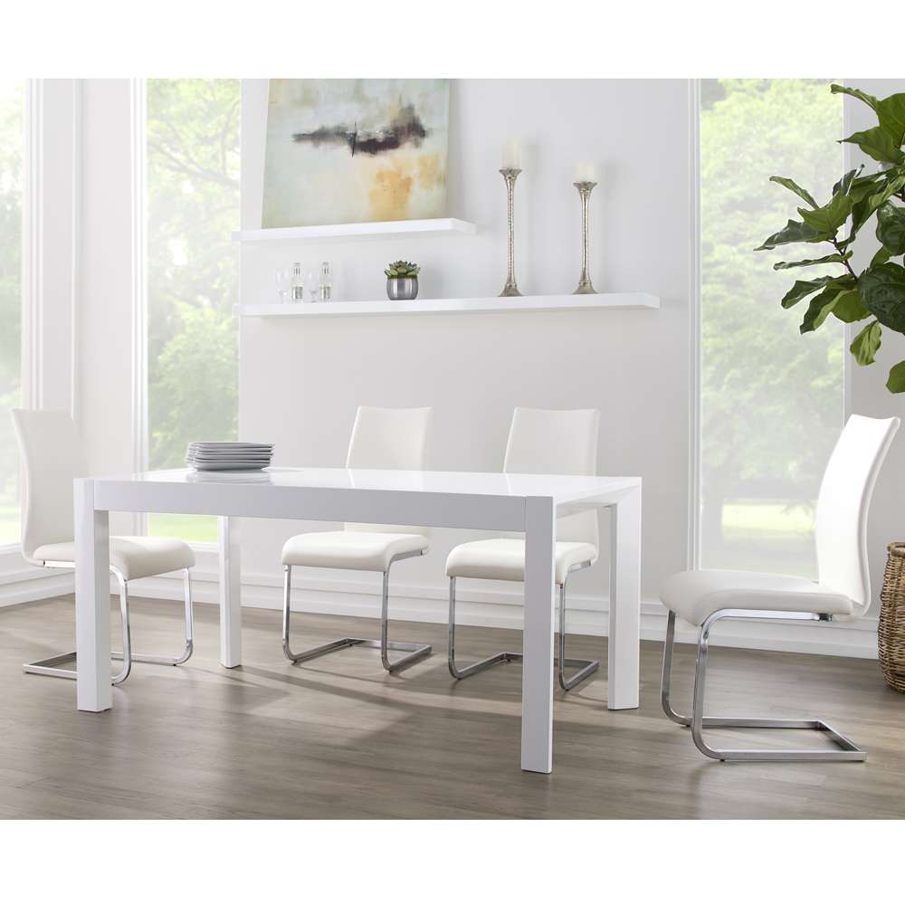 Euro Style - Barney 75in Floating Shelf/Shelving in White - 09747WHT veiw 4