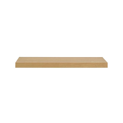 Euro Style - Barney 36in Floating Shelf/Shelving in American Oak Veneer - 09742-OAK veiw 1