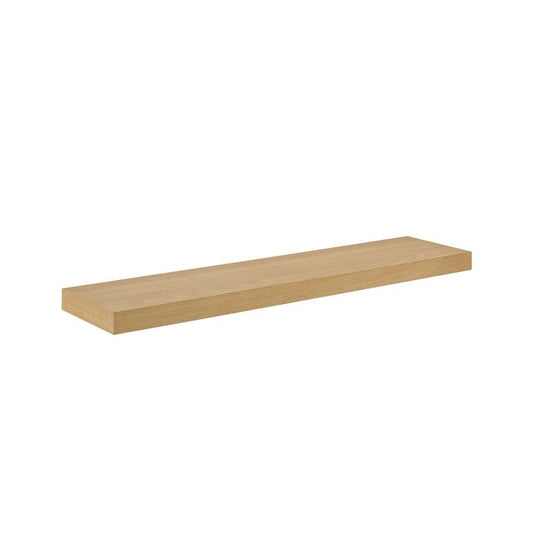 Euro Style - Barney 36in Floating Shelf/Shelving in American Oak Veneer - 09742-OAK veiw 2