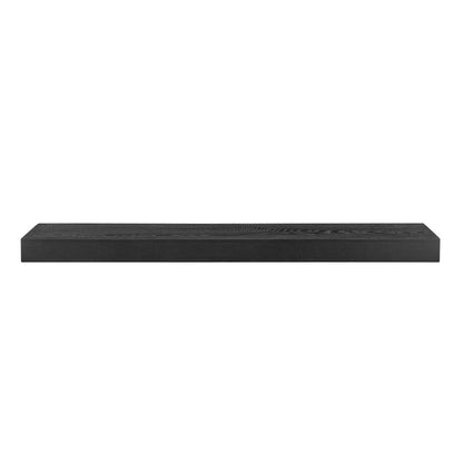 Euro Style - Barney 36in Floating Shelf/Shelving in Wenge Stained Veneer - 09742-WEN veiw 1