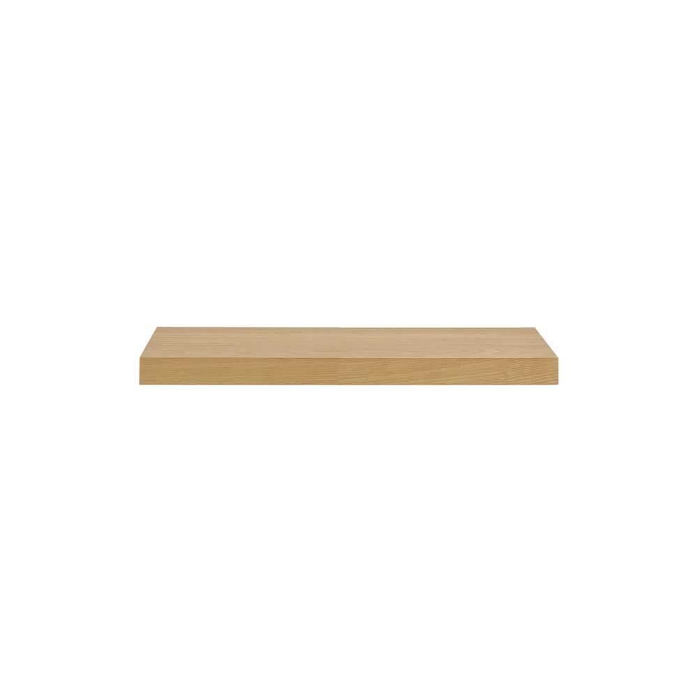 Euro Style - Barney 24in Floating Shelf/Shelving in American Oak Veneer - 09740-OAK veiw 1