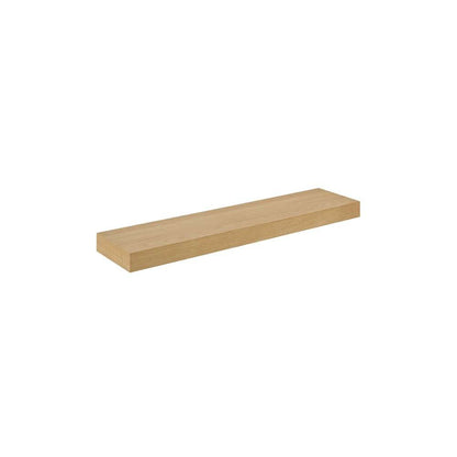 Euro Style - Barney 24in Floating Shelf/Shelving in American Oak Veneer - 09740-OAK veiw 2