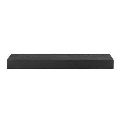 Euro Style - Barney 24in Floating Shelf/Shelving in Wenge Stained Veneer - 09740-WEN veiw 1