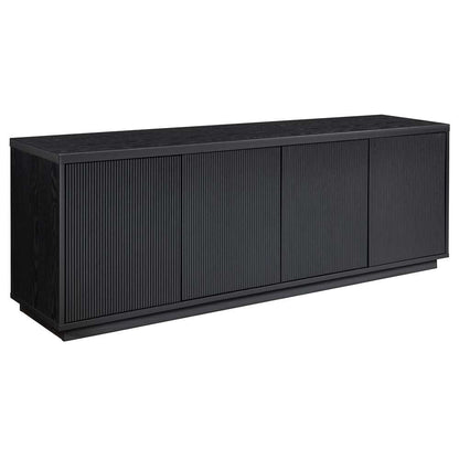 Hudson & Canal - Hanson Rectangular TV Stand for TVs up to 75in in Black Grain - TV1719 veiw 1
