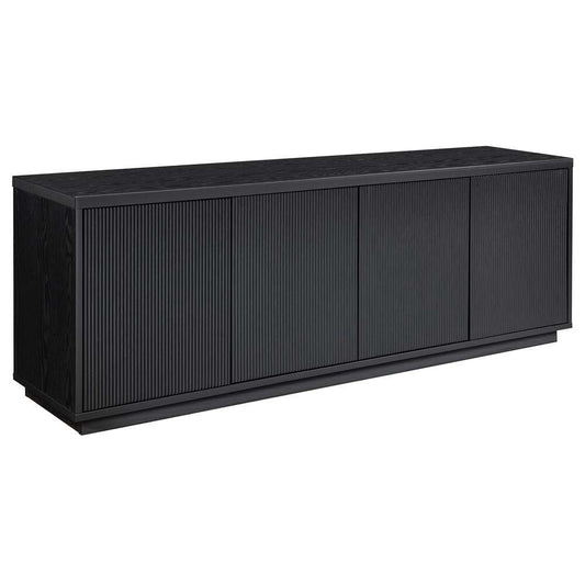 Hudson & Canal - Hanson Rectangular TV Stand for TVs up to 75in in Black Grain - TV1719 veiw 1