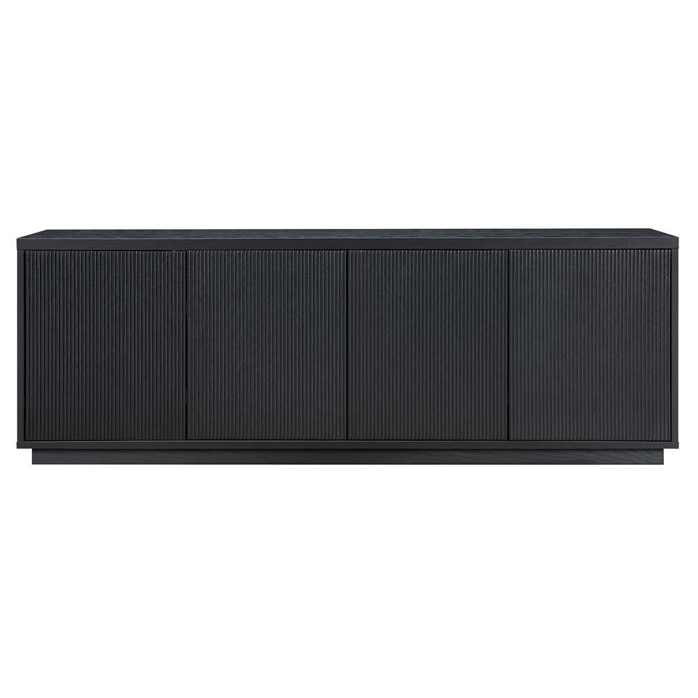 Hudson & Canal - Hanson Rectangular TV Stand for TVs up to 75in in Black Grain - TV1719 veiw 3