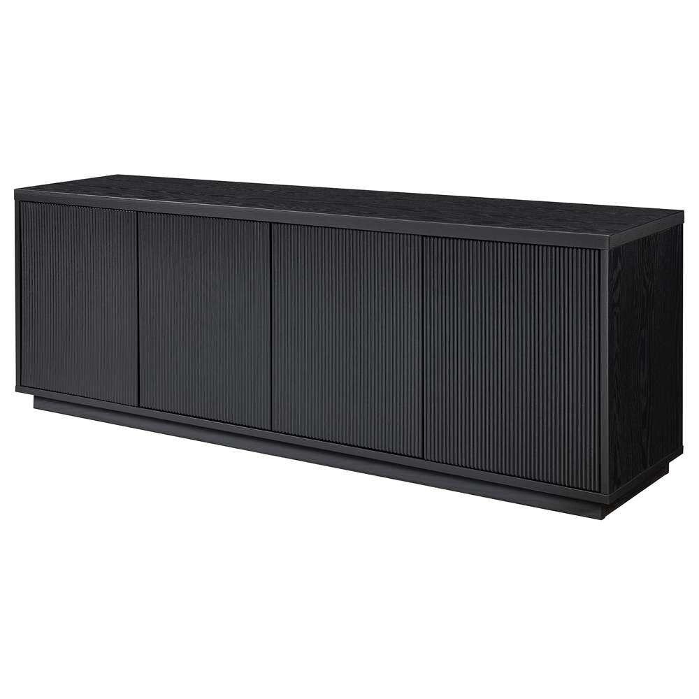 Hudson & Canal - Hanson Rectangular TV Stand for TVs up to 75in in Black Grain - TV1719 veiw 4