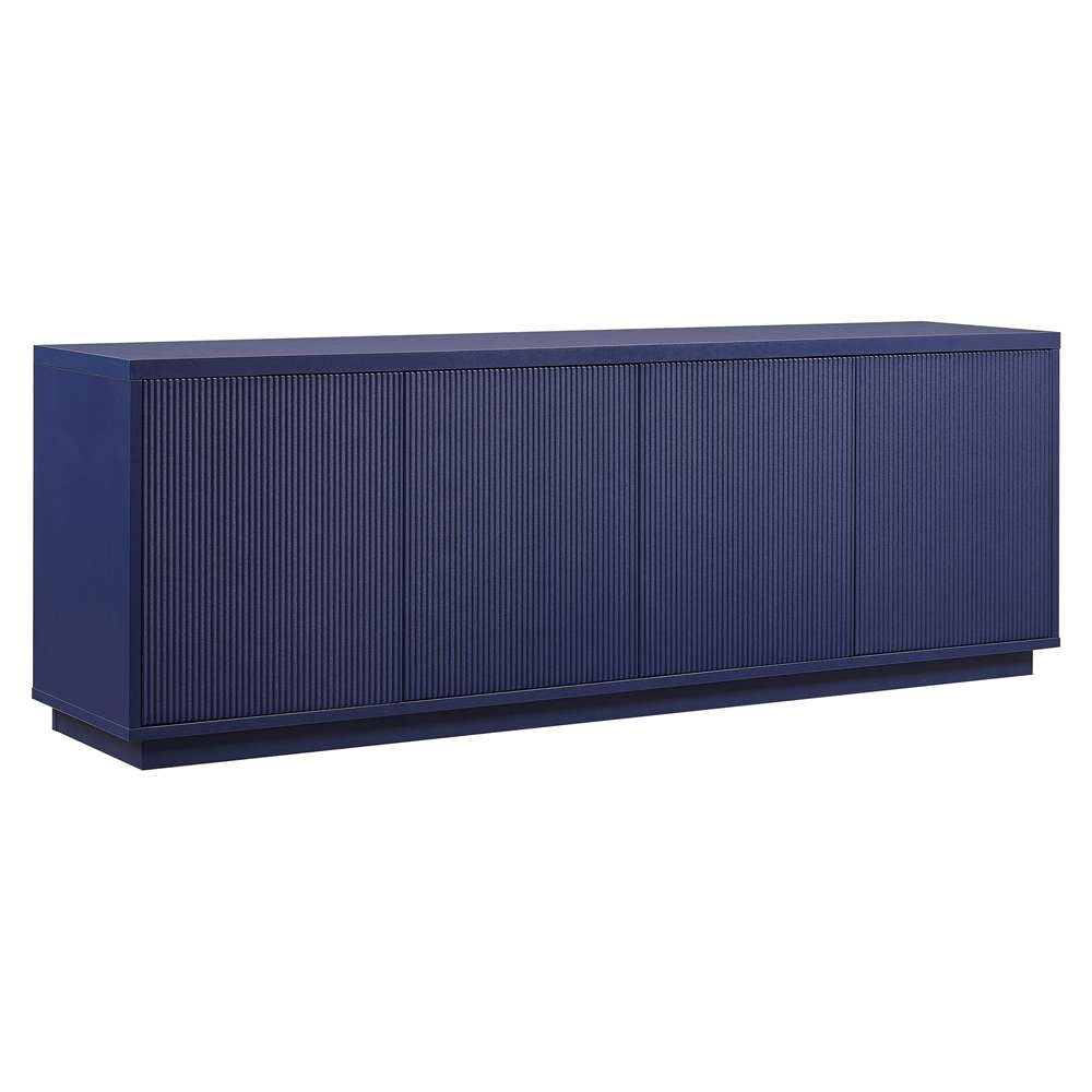Hudson & Canal - Hanson Rectangular TV Stand for TVs up to 75in in Dark Blue - TV1922 veiw 1