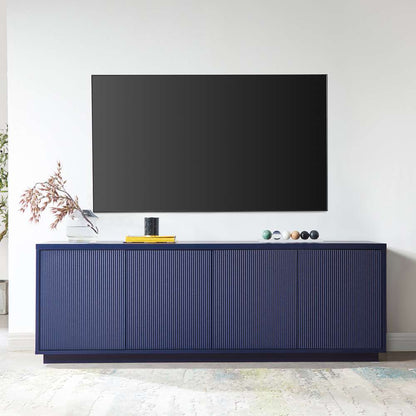 Hudson & Canal - Hanson Rectangular TV Stand for TVs up to 75in in Dark Blue - TV1922 veiw 2