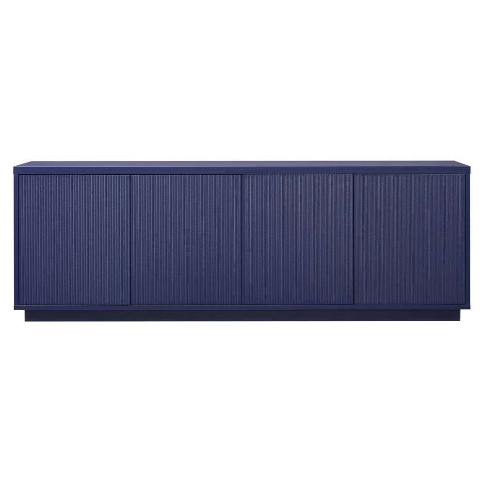 Hudson & Canal - Hanson Rectangular TV Stand for TVs up to 75in in Dark Blue - TV1922 veiw 3