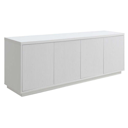 Hudson & Canal - Hanson Rectangular TV Stand for TVs up to 75in in White - TV1739 veiw 1